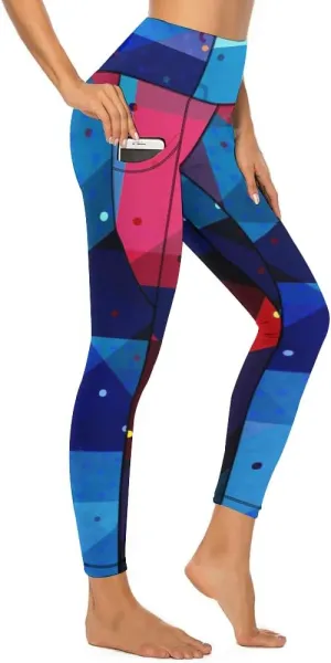 Flowers Print Yoga Pants Tummy Control Yoga Pants Plus Size Leggings Seamless Casual Women Everyday