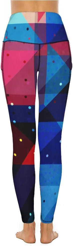 Flowers Print Yoga Pants Tummy Control Yoga Pants Plus Size Leggings Seamless Casual Women Everyday