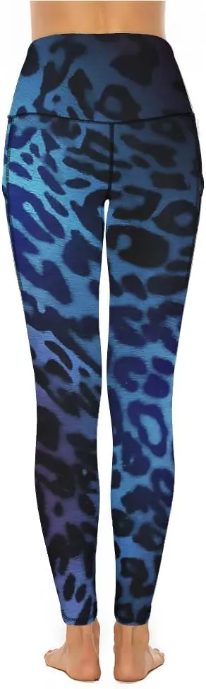 Flowers Print Yoga Pants Tummy Control Yoga Pants Plus Size Leggings Seamless Casual Women Everyday
