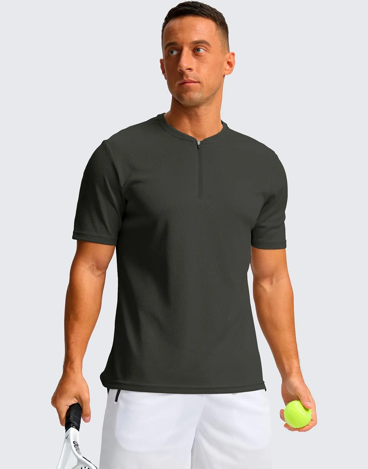 G Gradual Men's Workout Shirts Short Sleeve Quick Dry T-Shirt Moisture Wicking Athletic Gym Running Shirts for Men