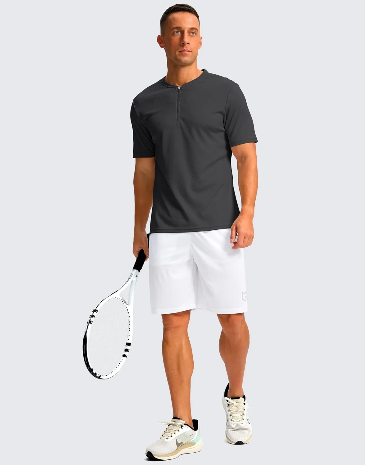 G Gradual Men's Workout Shirts Short Sleeve Quick Dry T-Shirt Moisture Wicking Athletic Gym Running Shirts for Men