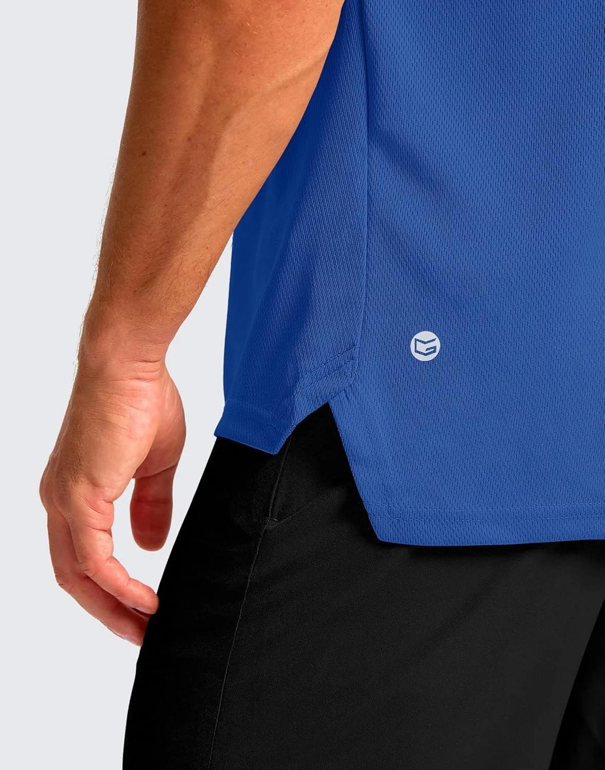 G Gradual Men's Workout Shirts Short Sleeve Quick Dry T-Shirt Moisture Wicking Athletic Gym Running Shirts for Men