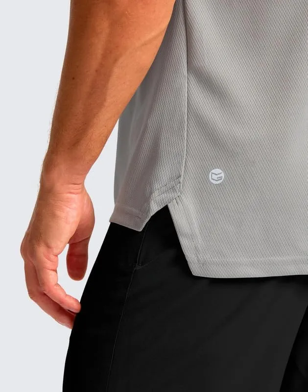 G Gradual Men's Workout Shirts Short Sleeve Quick Dry T-Shirt Moisture Wicking Athletic Gym Running Shirts for Men