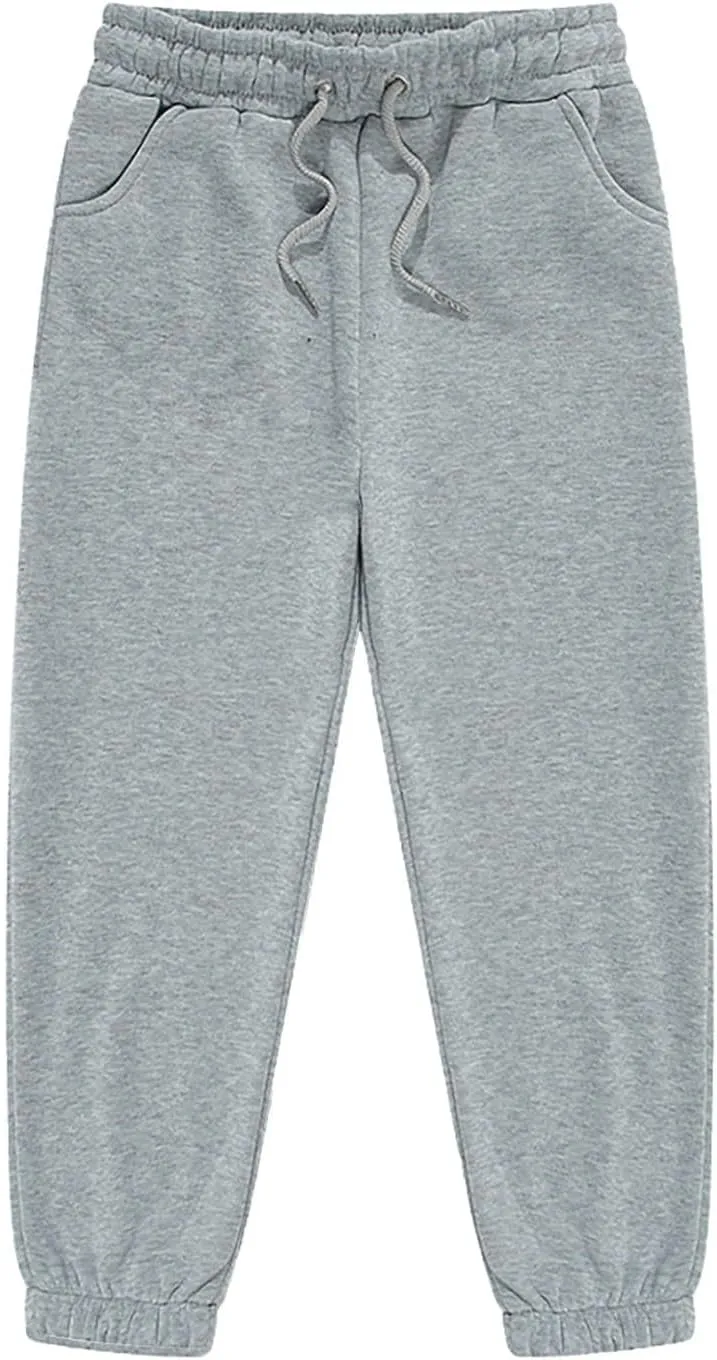 Girls' Sweatpants - Performance Jogger Pants Stretch Waist Sweatpants Casual Pants Sweatpants with Pockets 2-13 Years
