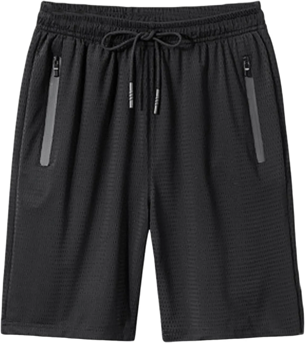 Gym Shorts Men Quick Dry Mesh Shorts Breathable Elasticated Waist Half Pants Plus Size Workout Sport Athletic Jogger