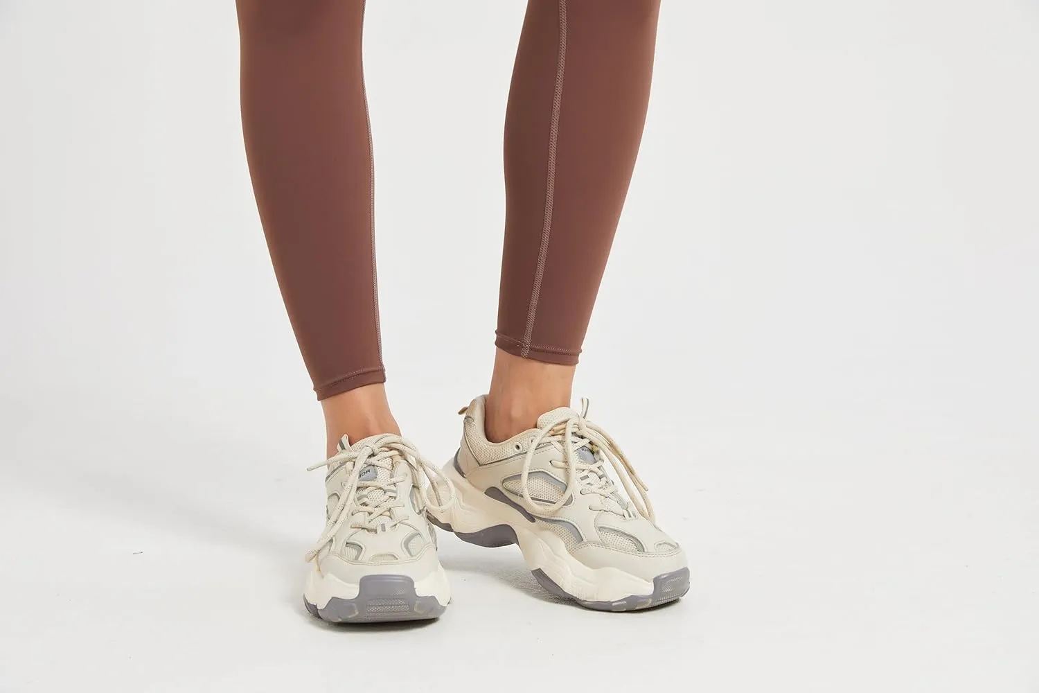 High-Waisted Compression Leggings - 75% Nylon, 25% Elastane, Ultimate Comfort & Support