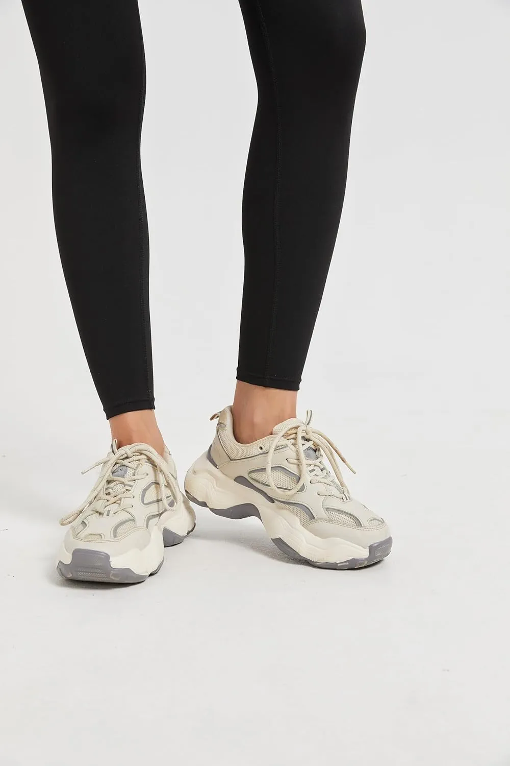 High-Waisted Compression Leggings - 75% Nylon, 25% Elastane, Ultimate Comfort & Support