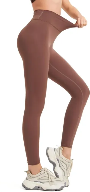 High-Waisted Compression Leggings - 75% Nylon, 25% Elastane, Ultimate Comfort & Support