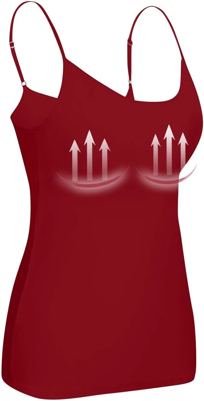HTHLVMD Cotton Shelf Bra Camisoles Ladies Kawaii Summer Off The Shoulder Tank Tops Coloured Soft Slims Camisole