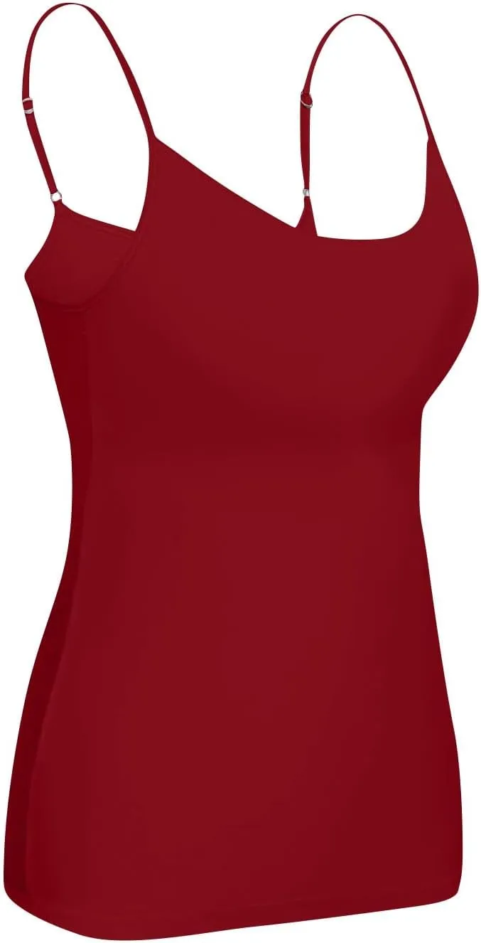 HTHLVMD Cotton Shelf Bra Camisoles Ladies Kawaii Summer Off The Shoulder Tank Tops Coloured Soft Slims Camisole