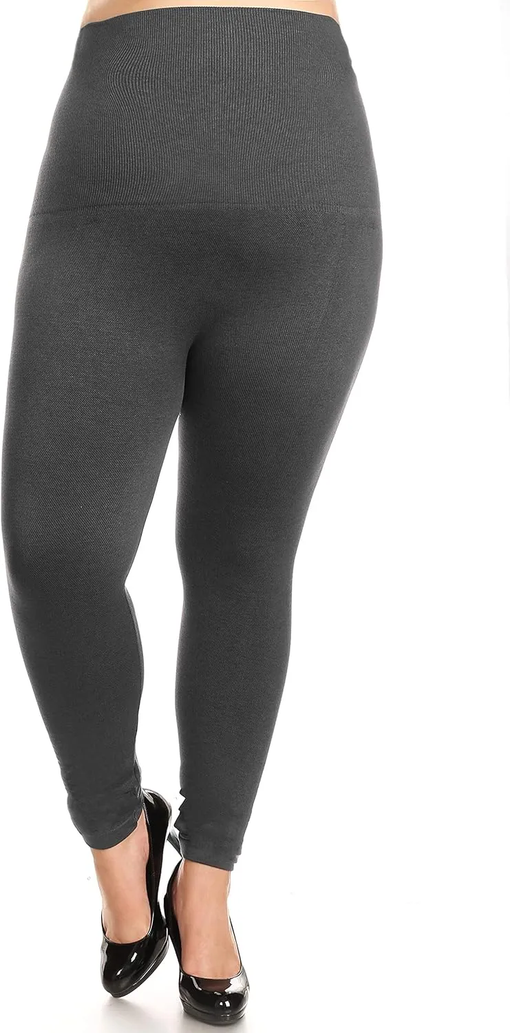 ICONOFLASH Women's High Waist Control Top Compression Leggings
