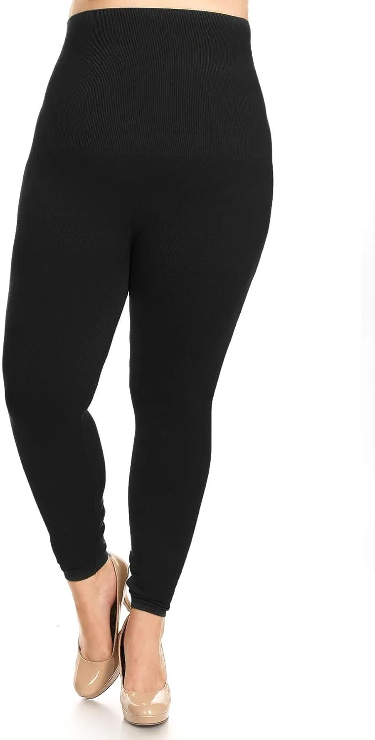 ICONOFLASH Women's High Waist Control Top Compression Leggings