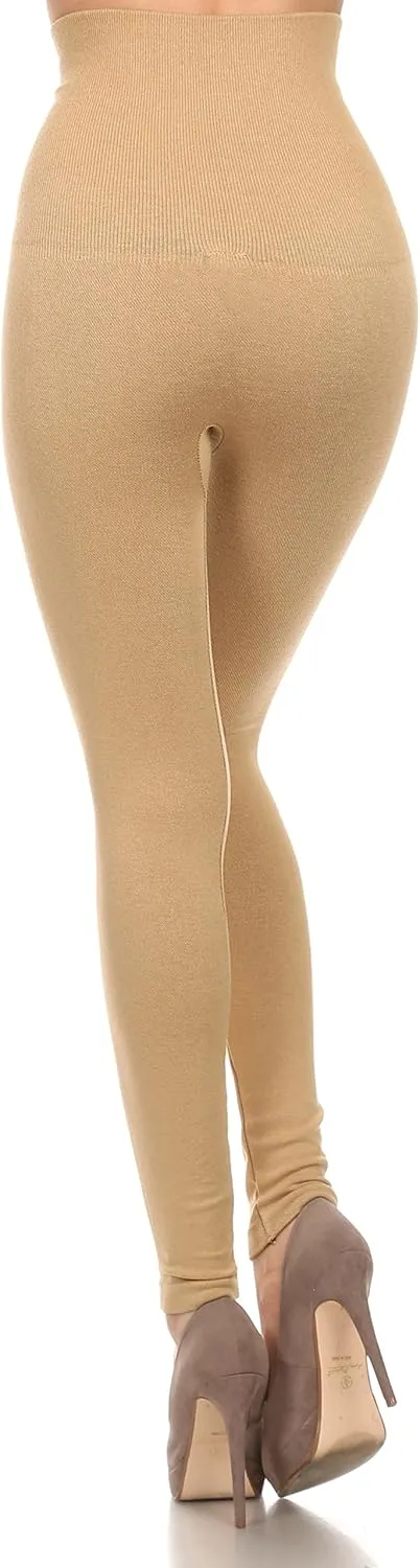 ICONOFLASH Women's High Waist Control Top Compression Leggings