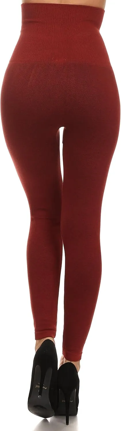 ICONOFLASH Women's High Waist Control Top Compression Leggings