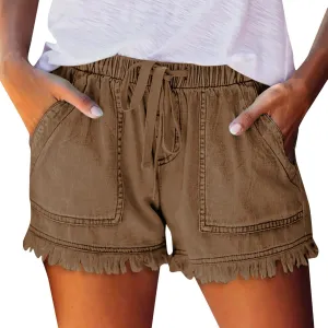 Jean Shorts for Women Distressed Stretchy Jeanshorts Casual High Waisted Denim Shorts Summer Jeans Baggy Jean Shorts