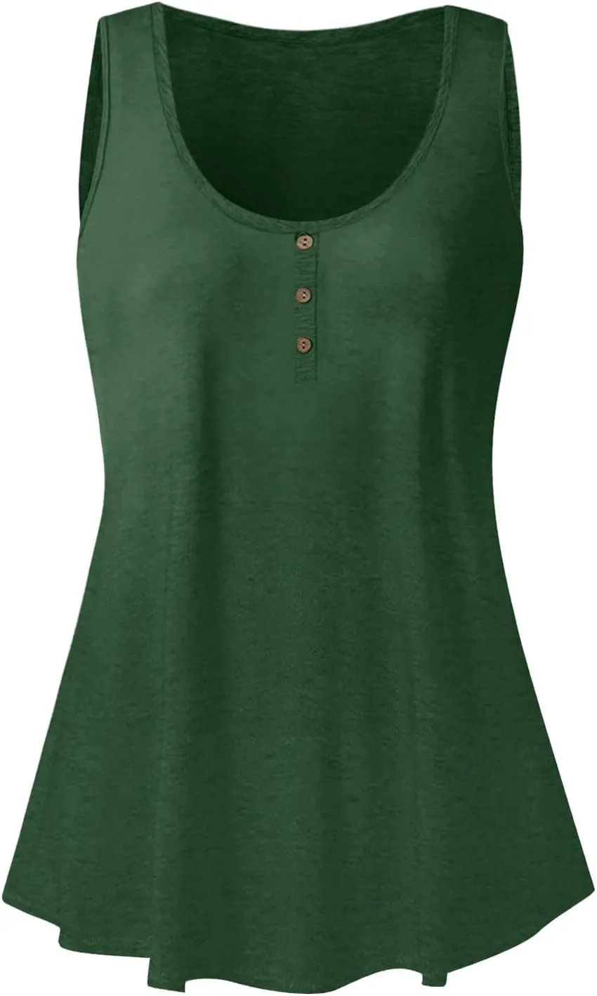 Ladies Blouse Summer Sleeveless Tunic Womens Trendy Floral Printed Tee 2024 Tshirt O-Neck Tops Daily Dressy Shirt