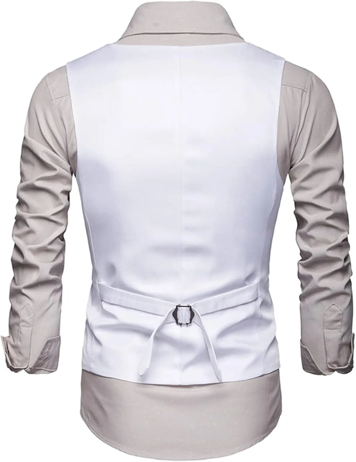 LCMTWX Mens Lightweight Vest Plaid Print Buckle Sanding Sleeveless T Shirt Vest White Vest For Men Black Powder Mens