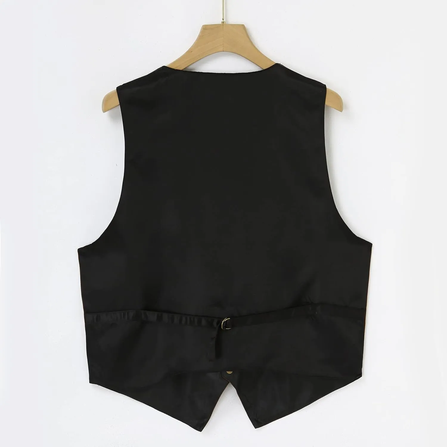 LCMTWX White Vest Leather V Neck Pocket Retro Color Vest Blouse With Button Vests For Men Casacas Mens Black Vest