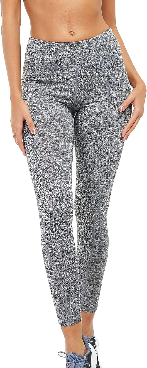 Lu's Chic Women's Yoga Pants Compression Leggings Athletic Tummy Control Activewear Jogger