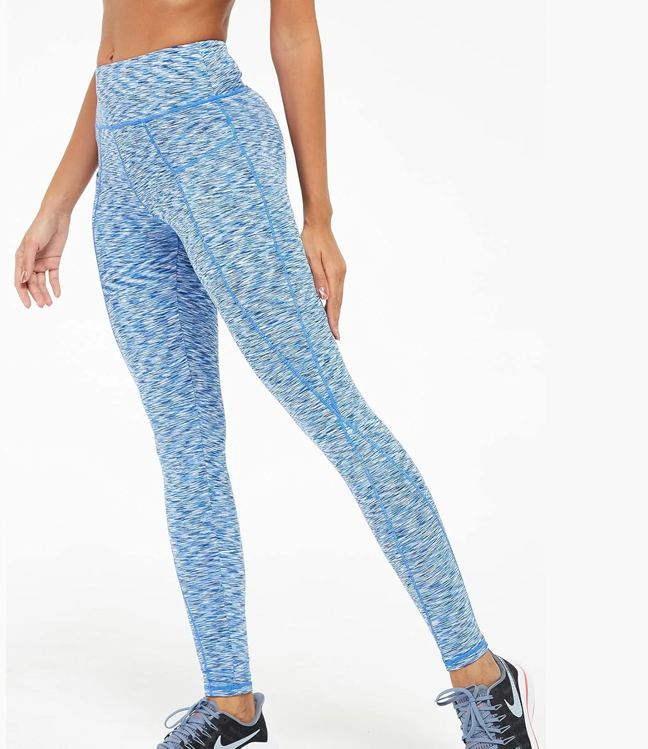 Lu's Chic Women's Yoga Pants Compression Leggings Athletic Tummy Control Activewear Jogger