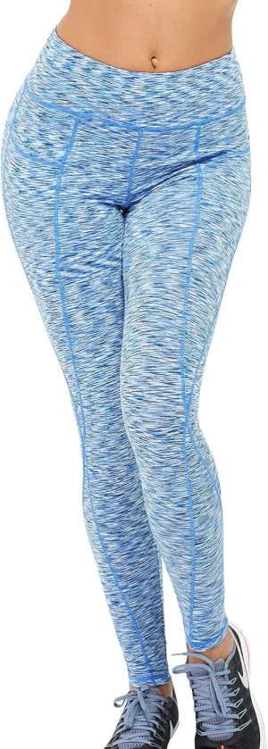 Lu's Chic Women's Yoga Pants Compression Leggings Athletic Tummy Control Activewear Jogger