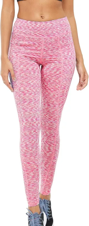 Lu's Chic Women's Yoga Pants Compression Leggings Athletic Tummy Control Activewear Jogger