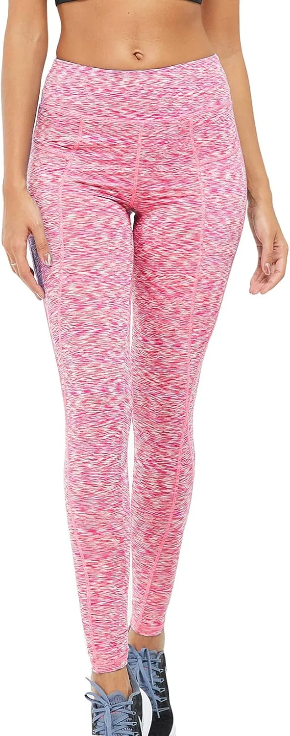 Lu's Chic Women's Yoga Pants Compression Leggings Athletic Tummy Control Activewear Jogger