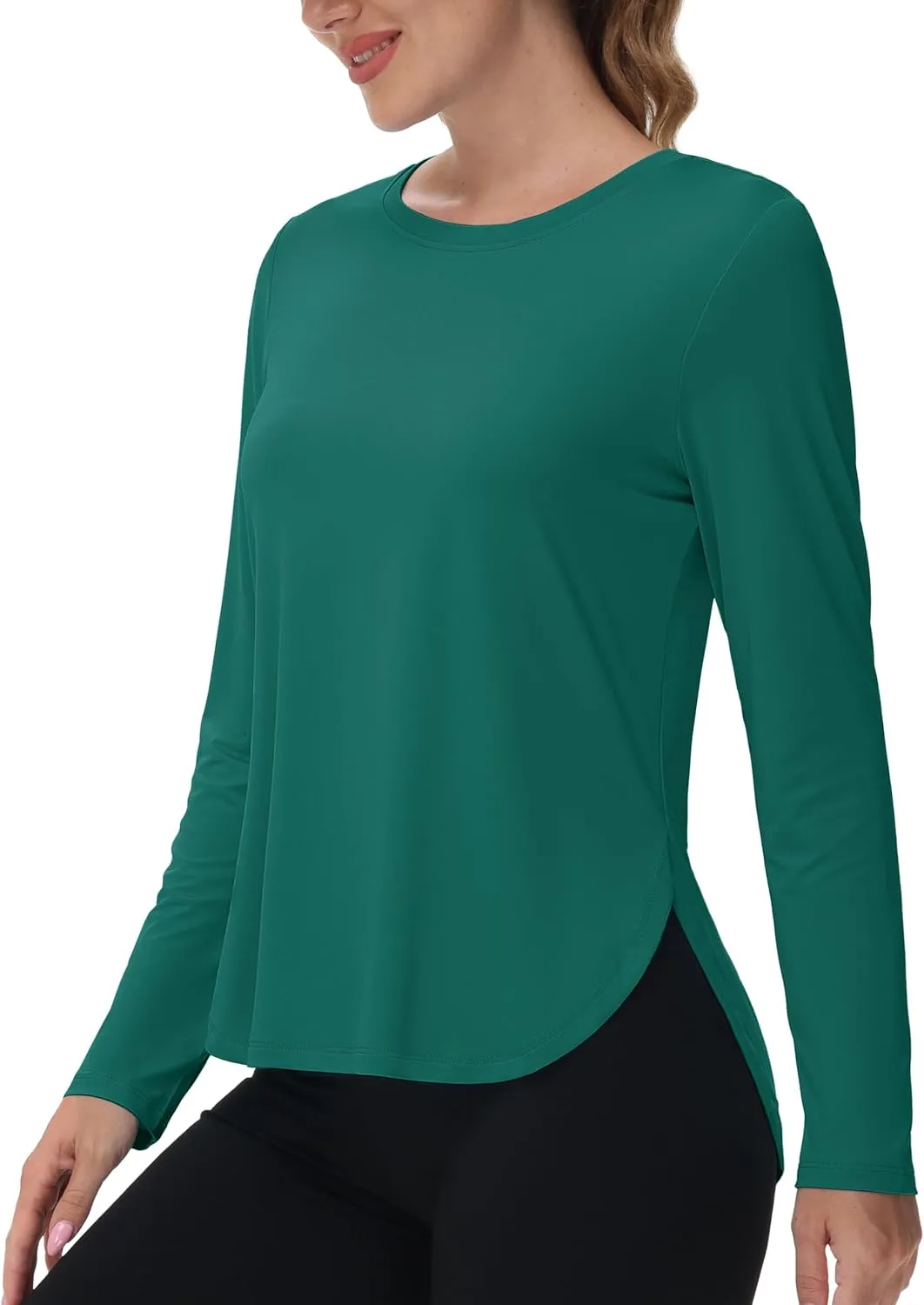 MAGCOMSEN Women's Sun Shirts SPF Long Sleeve Workout Tops Athletic UV Protection UPF 80  Quick Dry T Shirt
