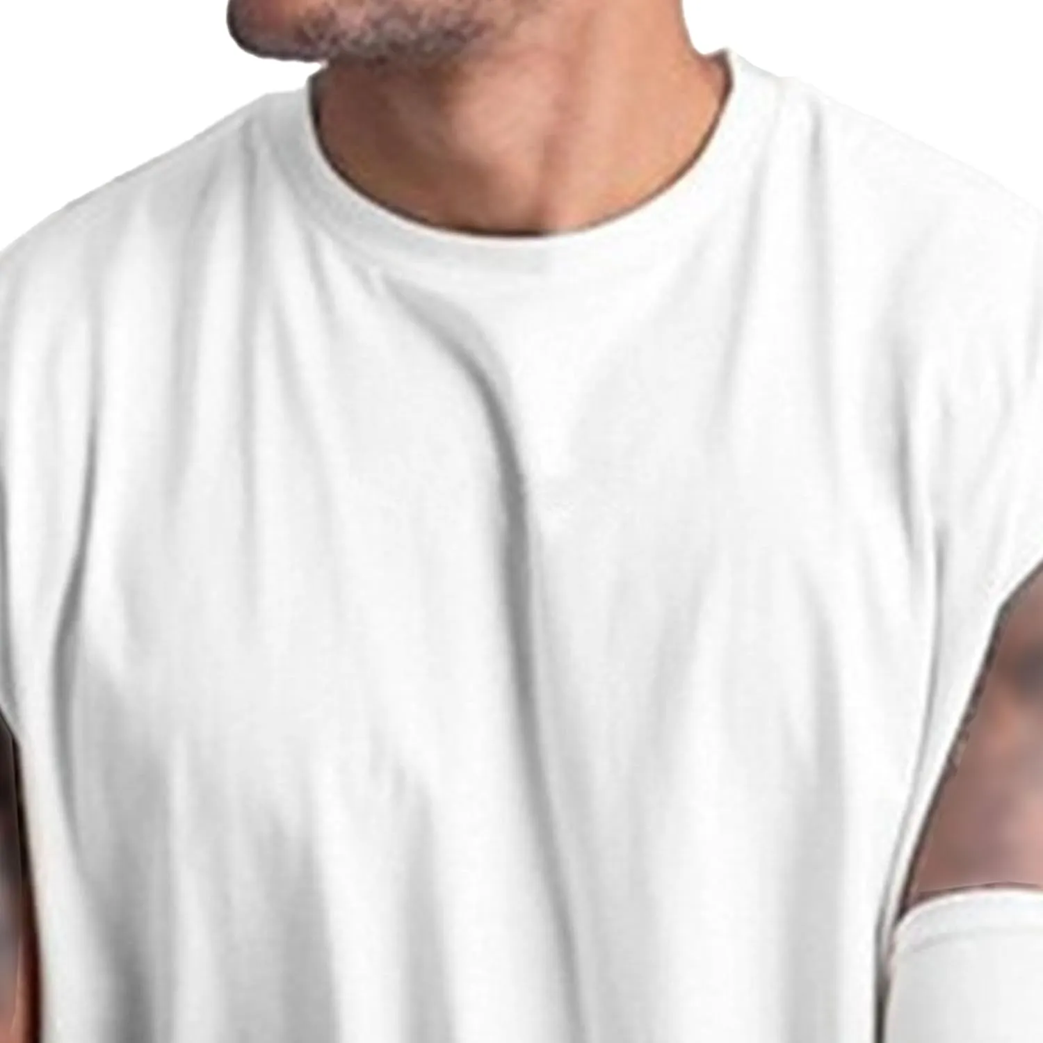 Maiyifu-GJ Gym Workout Tank Tops for Men Summer Running Athletic Sleeveless T-Shirts Training Bodybuilding Muscle Shirts