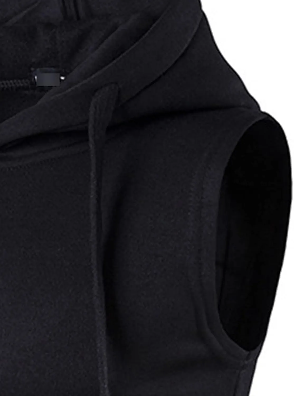 Maiyifu-GJ Men Zip Up Hoodie Tank Tops Slim Fit Sleeveless Workout Hooded Vests Casual Lightweight Bodybuilding Gym Hoodies