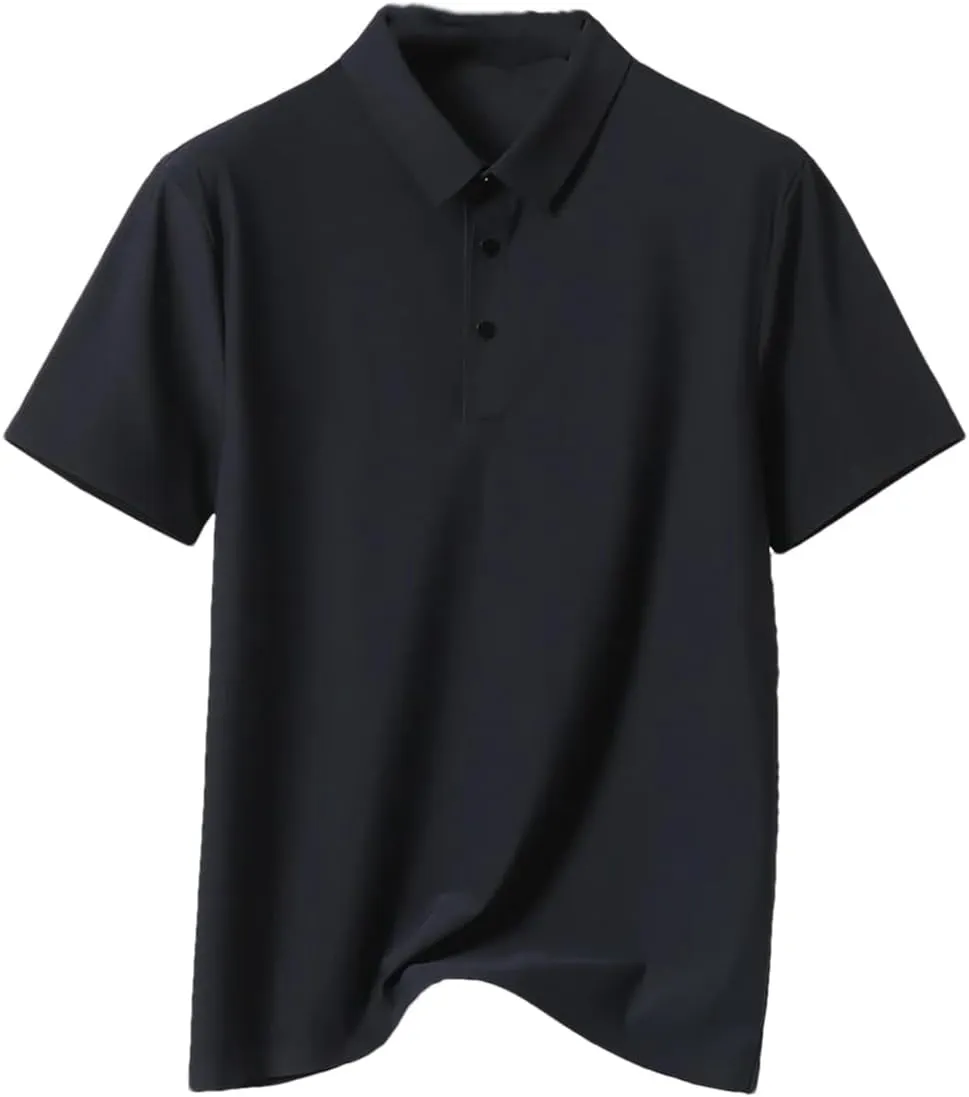 Men Summer Polos Shirts Men Classic Short Sleeve Shirts Men Golf Breathable Quick Dry T-Shirt