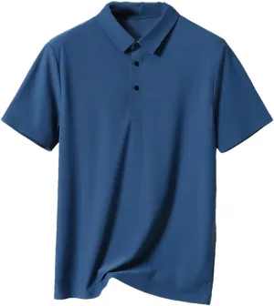 Men Summer Polos Shirts Men Classic Short Sleeve Shirts Men Golf Breathable Quick Dry T-Shirt