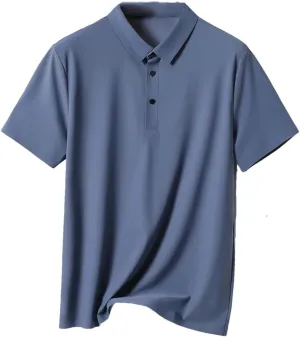 Men Summer Polos Shirts Men Classic Short Sleeve Shirts Men Golf Breathable Quick Dry T-Shirt