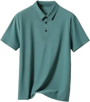 Men Summer Polos Shirts Men Classic Short Sleeve Shirts Men Golf Breathable Quick Dry T-Shirt