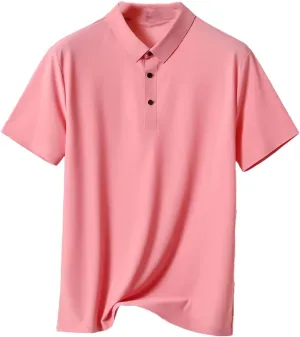 Men Summer Polos Shirts Men Classic Short Sleeve Shirts Men Golf Breathable Quick Dry T-Shirt
