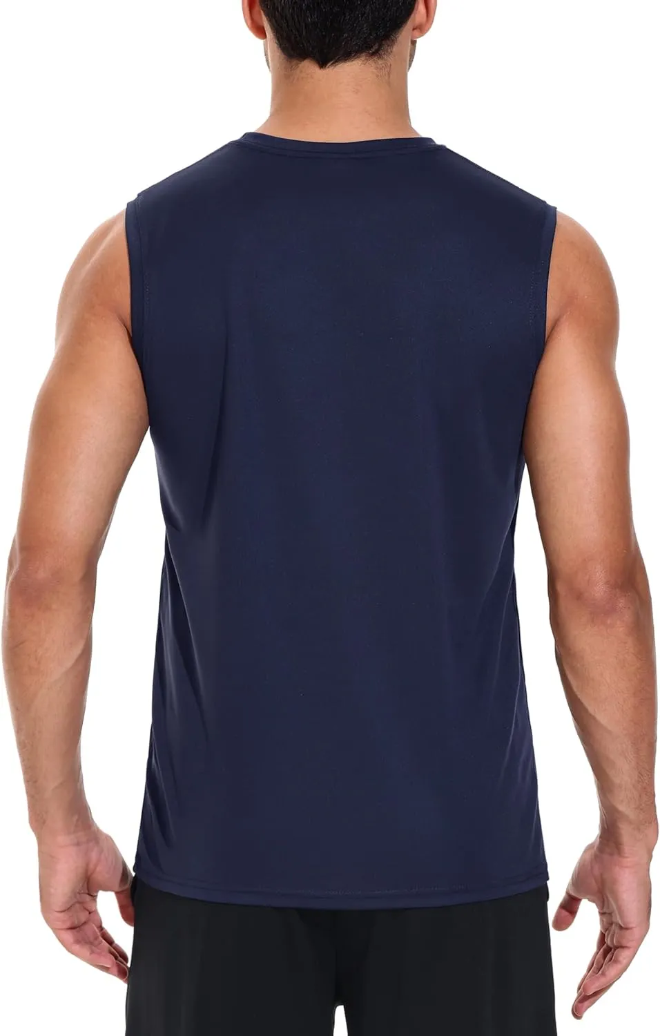 Mens 5 Pack Quick Dry Tank Tops, Moisture Wicking, Mesh Lightweight T-Shirts, Athletic Weightlifting Sleeveless