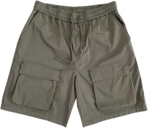 Mens Cargo Shorts Summer Fashion Casual Loose Solid Color 5 Inch Shorts with Multiple Pockets