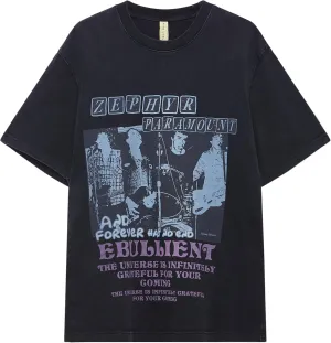 Mens Graphic T Shirts Vintage Baggy Tees Heavy Cotton Acid Wash Tshirt Letter Print Summer Casual Tee Top