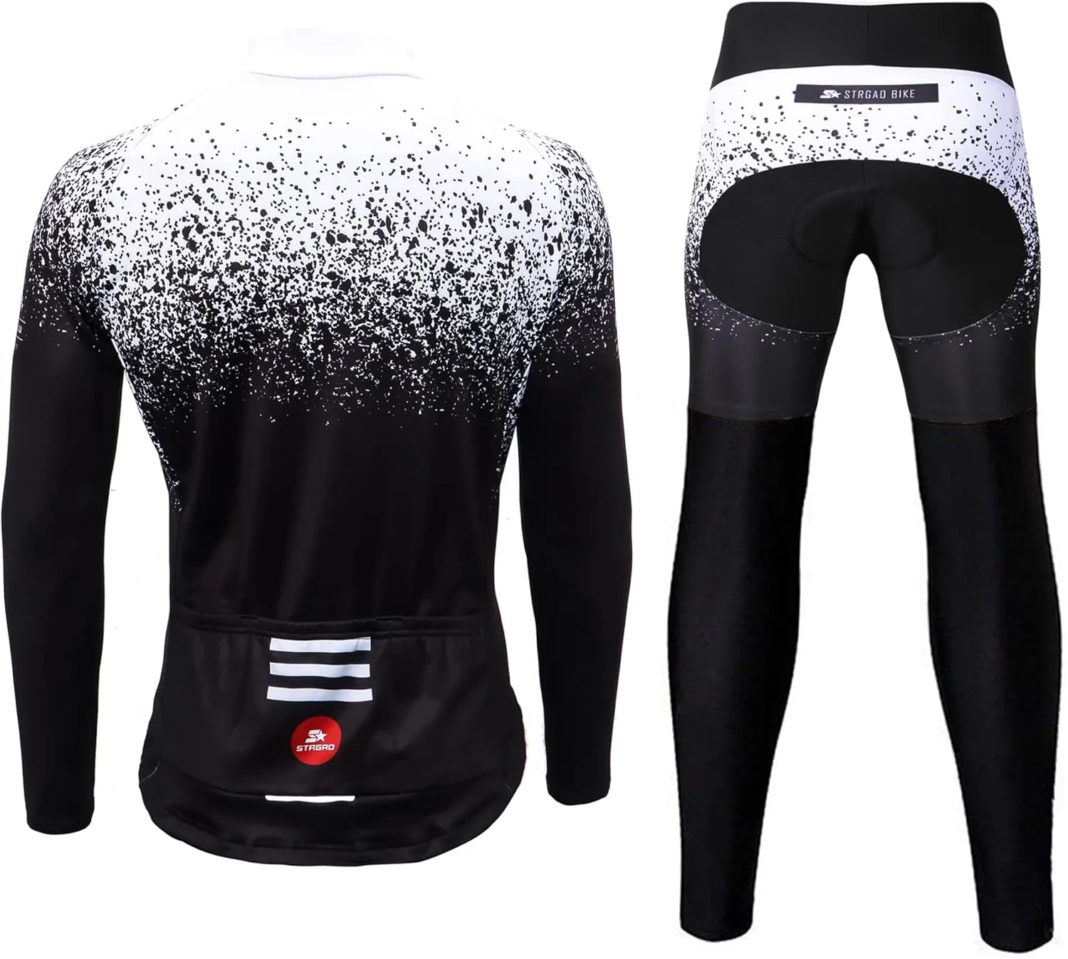 Men's Long Sleeve Cycling Mountain Bike Jackets Long Pants Set Suit