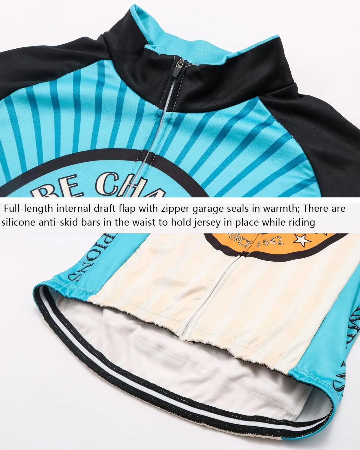 Men's Long Sleeve Cycling Mountain Bike Jackets Long Pants Set Suit