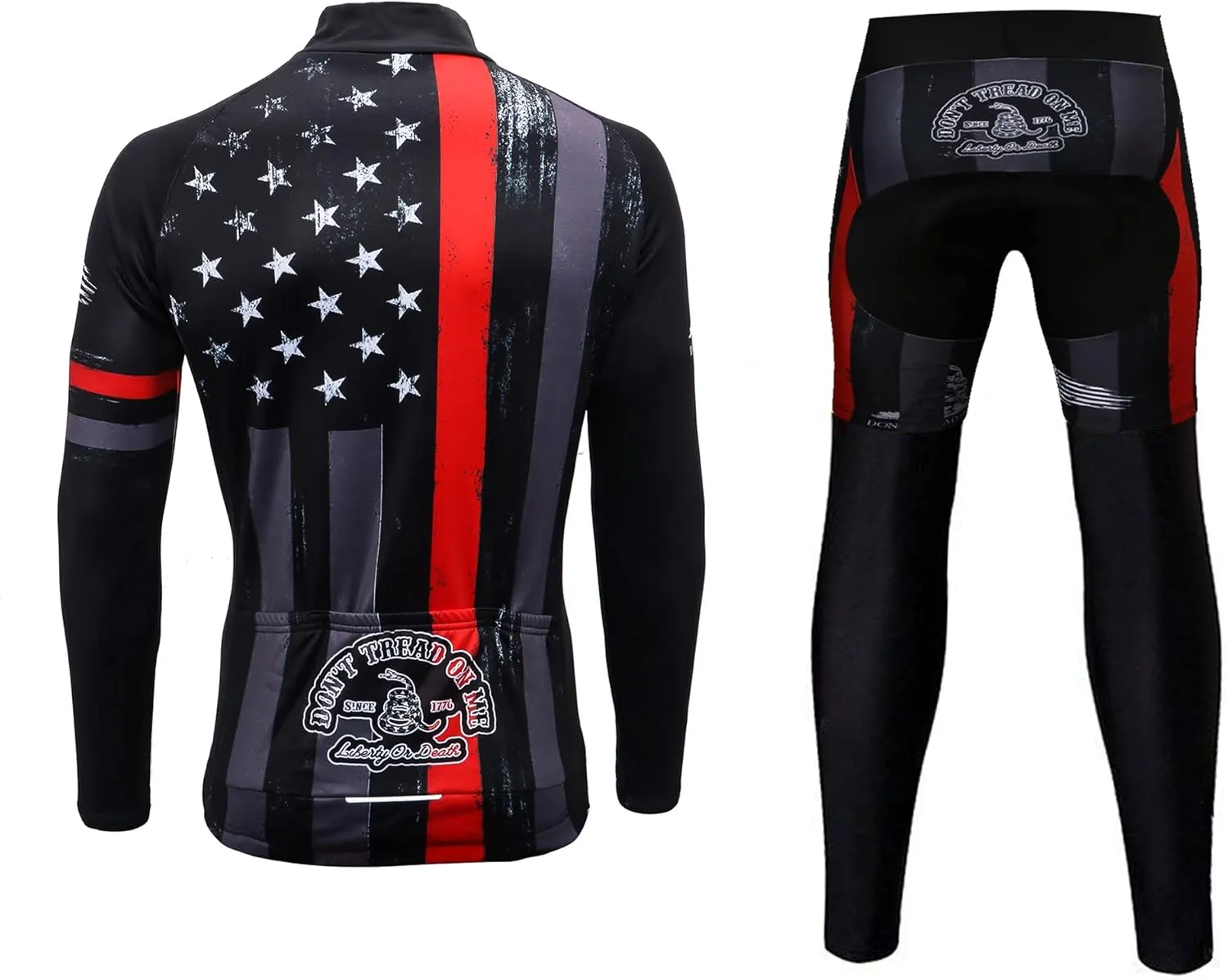 Men's Long Sleeve Cycling Mountain Bike Jackets Long Pants Set Suit