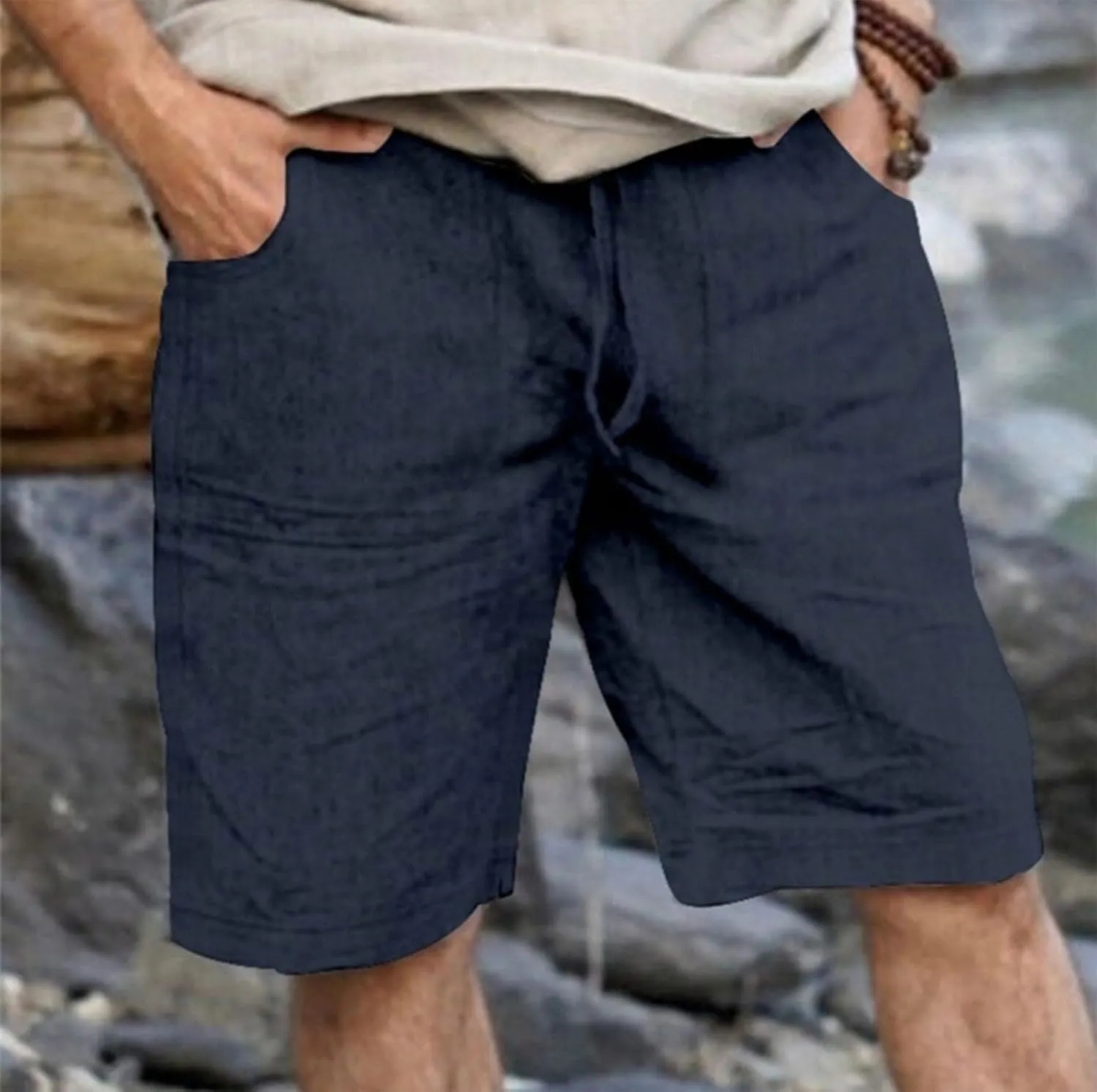 Mens Lounge Shorts Quick Dry Loose Fit Comfortable and Lightweight High Waisted Shorts 2025 Summer