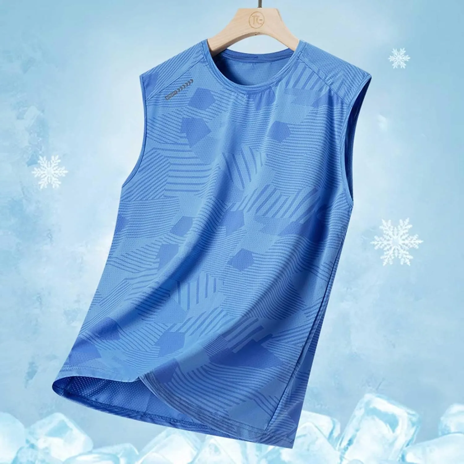 Men's Quick Dry Sport Tank Top Running Sport Mesh Active Athletic Tech Sleeveless Shirts Cool Workout Training Vest