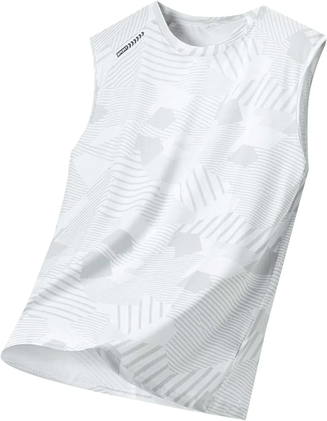 Men's Quick Dry Sport Tank Top Running Sport Mesh Active Athletic Tech Sleeveless Shirts Cool Workout Training Vest