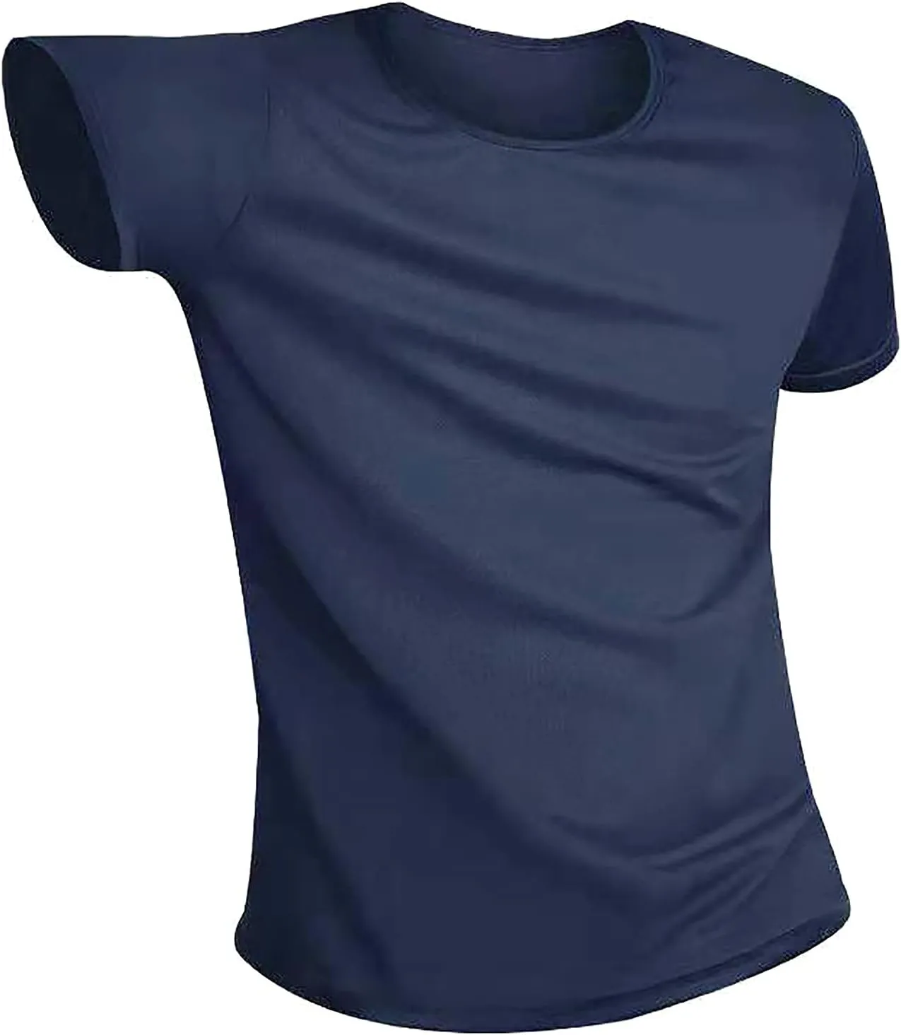 Men's Quick Dry T-Shirt Summer Casual Short Sleeve Crewneck Tee Tops Running Gym Active Performance Shirts