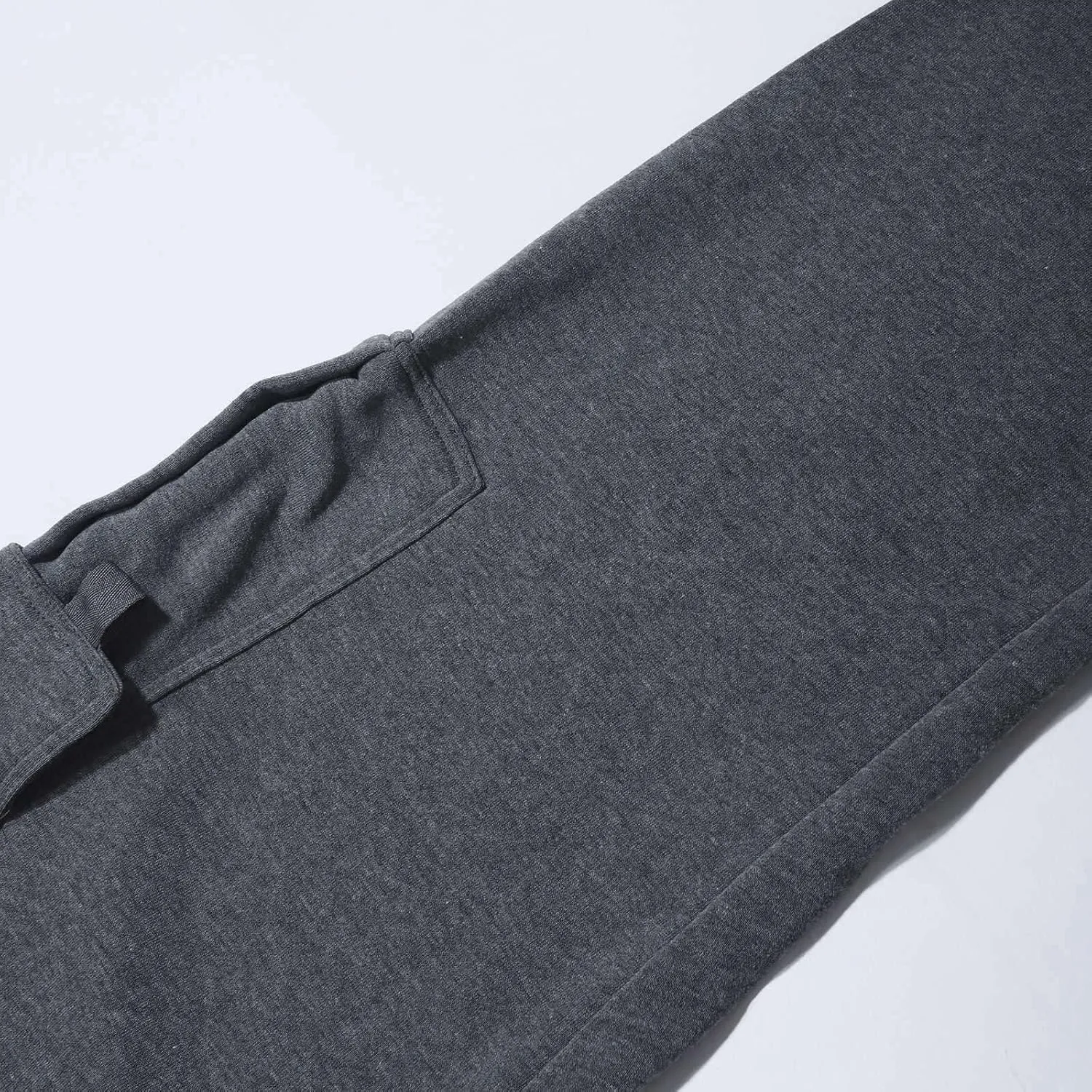Mens Sweatpants Joggers, Fleece Baggy Sweatpants Cargo Straight Leg Elastic Waist Pants, Casual Drawstring Sweatpants