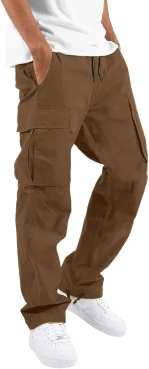 Mens Sweatpants with Pockets Sweatpants Thicken Active Jogging Workout Trousers Casual Cargo Pants Sweatpants for Men