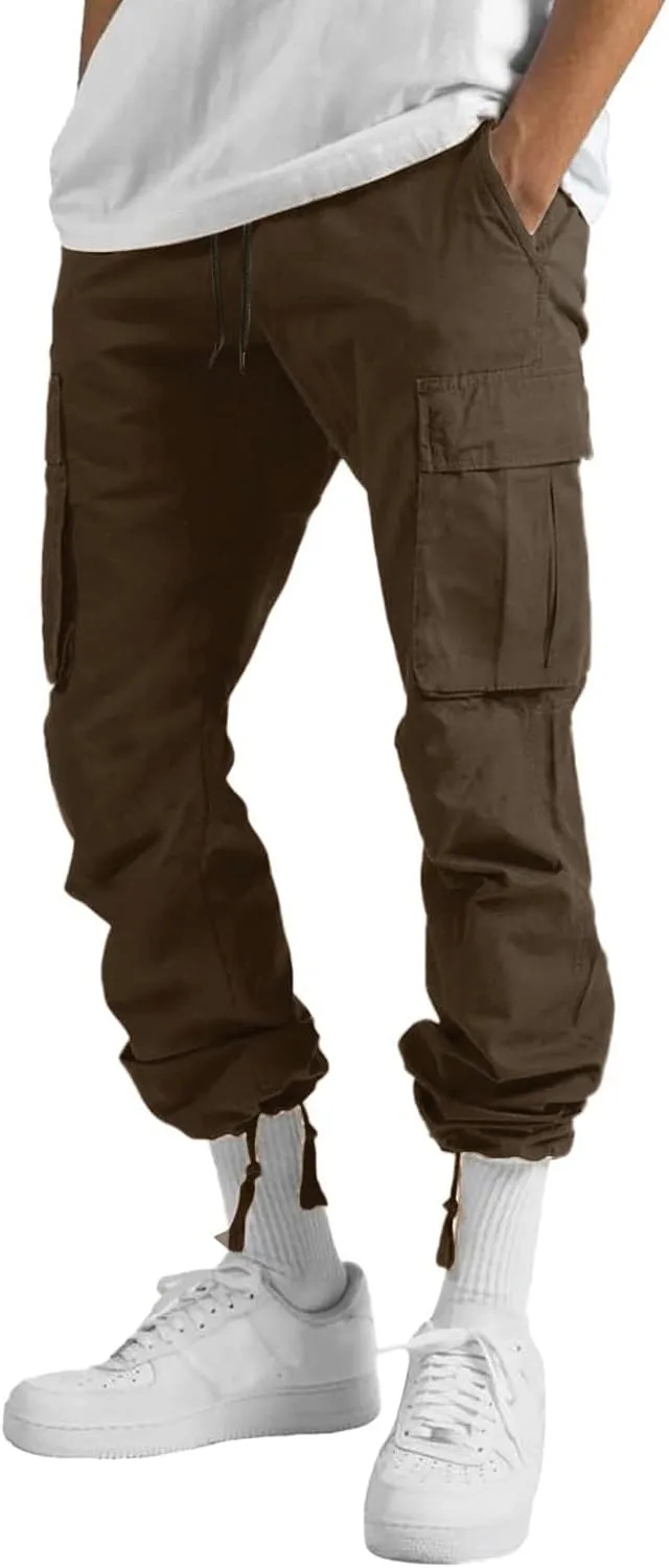 Mens Sweatpants with Pockets Sweatpants Thicken Active Jogging Workout Trousers Casual Cargo Pants Sweatpants for Men