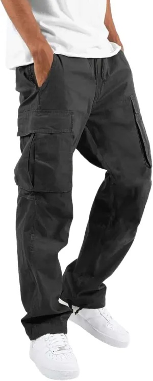 Mens Sweatpants with Pockets Sweatpants Thicken Active Jogging Workout Trousers Casual Cargo Pants Sweatpants for Men