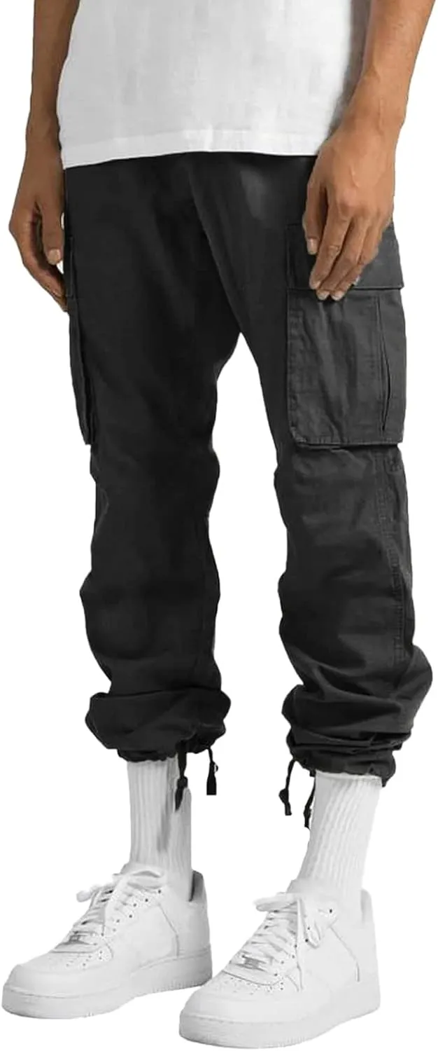 Mens Sweatpants with Pockets Sweatpants Thicken Active Jogging Workout Trousers Casual Cargo Pants Sweatpants for Men